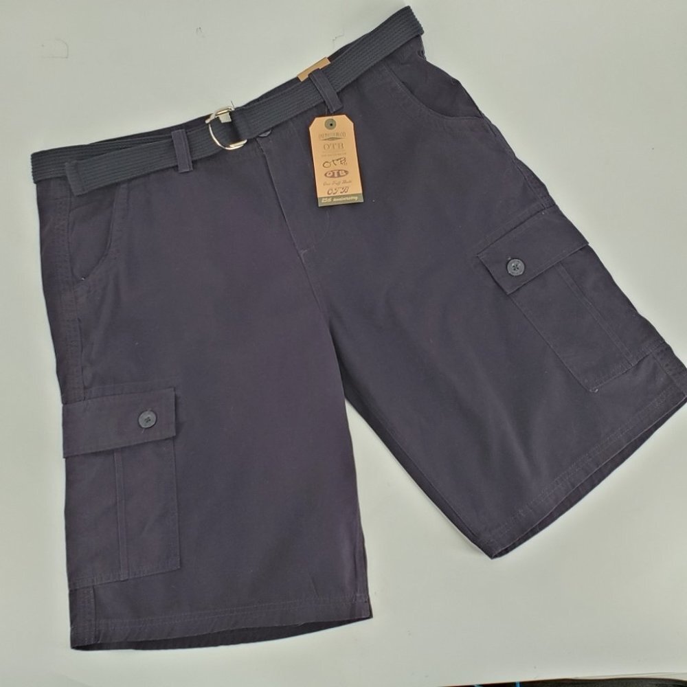 One Tough Brand (OTB) Jeanswear Cargo Shorts Navy Size 40 NWT